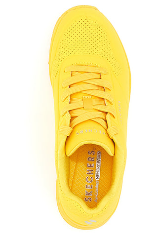 Sneakers Gialle da Donna Skechers Uno-Stand on Air
