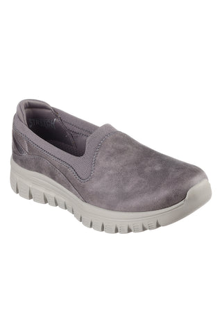 Sneakers Slip On Vegan Taupe SKECHERS GRACEFUL LEANING IN