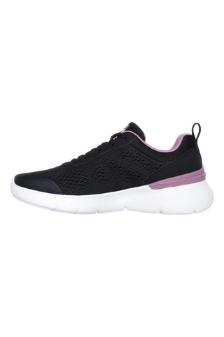 Schwarze und rosa SKECHERS SKECH-AIR DYNAMIGHT 2.0 Sneakers