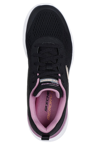 Schwarze und rosa SKECHERS SKECH-AIR DYNAMIGHT 2.0 Sneakers