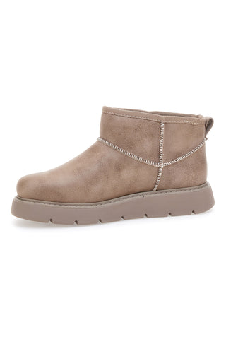 Skechers Keepsakes Lite Beige Pelz Stiefeletten - Snowbird