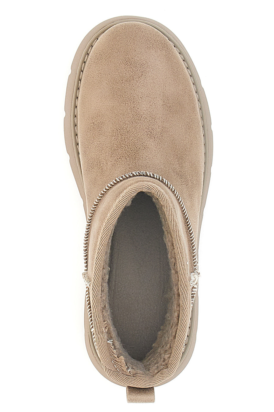 Stivaletti alla caviglia beige con pelo Skechers Keepsakes Lite