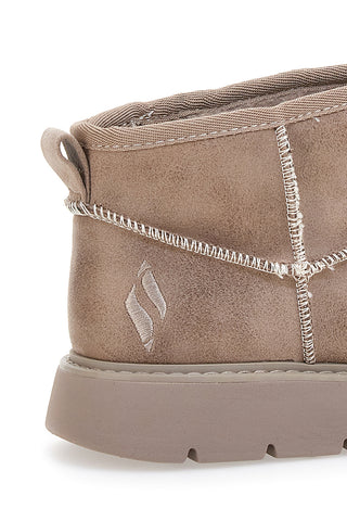 Skechers Keepsakes Lite Beige Pelz Stiefeletten - Snowbird