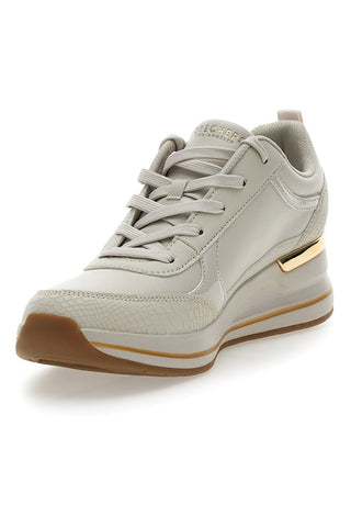Sneakers Weiß mit Keilsohle SKECHERS Billion 2 Fine Shine