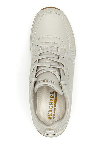 Sneakers Weiß mit Keilsohle SKECHERS Billion 2 Fine Shine