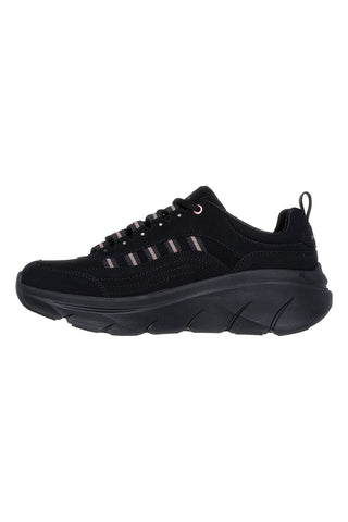 Sneakers Nere con Dettagli Glitter SKECHERS D'LUX WALKER 2.0 GOLDEN STEP