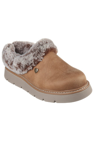 Ciabatte marroni imbottite SKECHERS KEEPSAKES LITE COZY BLEND