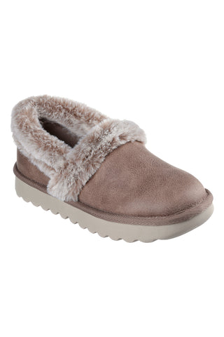 Geschlossene Taupe-Pantoffeln SKECHERS Cozy Up