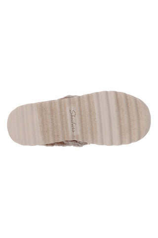 Geschlossene Taupe-Pantoffeln SKECHERS Cozy Up