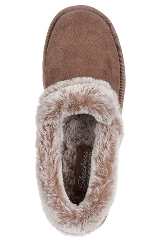 Geschlossene Taupe-Pantoffeln SKECHERS Cozy Up