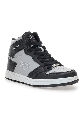 Mittelhohe Everlast 716-Sneaker in Silber und Schwarz