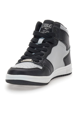 Sneakers Argento e Nere Mid-Cut Everlast 716