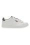 Sneakers Bianche con Dettagli Argento Levi's VAVE0201S