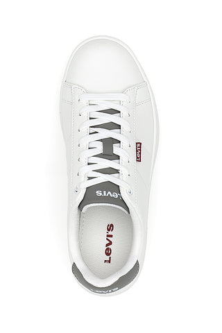 Sneakers Bianche con Dettagli Argento Levi's VAVE0201S
