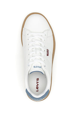 Weiße Sneakers mit kontrastierender Sohle Levi's VAVE0201S