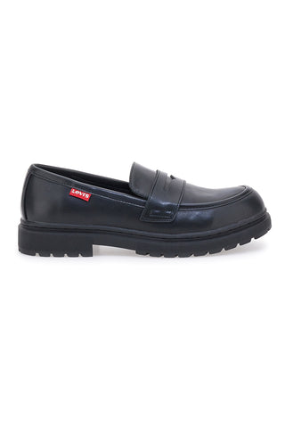 Schwarze Slipper mit Löwenmaul LEVI'S LUCY