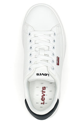 Sneakers BIanche con Suola Flatform Levi's Tampa