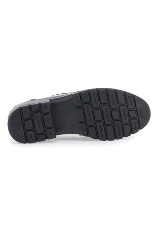 Mocassini Vegan Neri Lucidi con Morsetto Eco Bio J52323M6