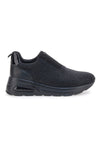 Schwarze Slip-On-Sneaker mit Glitzer INBLU IN385014
