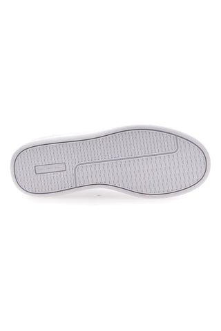 Weiße Sneakers mit Plateau COTTON BELT LONDON