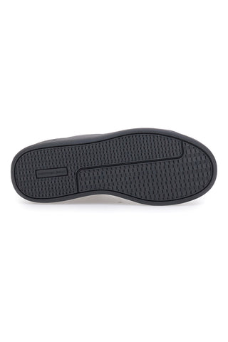 Schwarze Sneakers mit Plateau COTTON BELT LONDON
