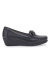 Schwarze Slipper mit Kette Mio Tempo 4282