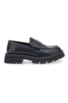 Schwarze Slipper mit Diamanten ME & ME 1221