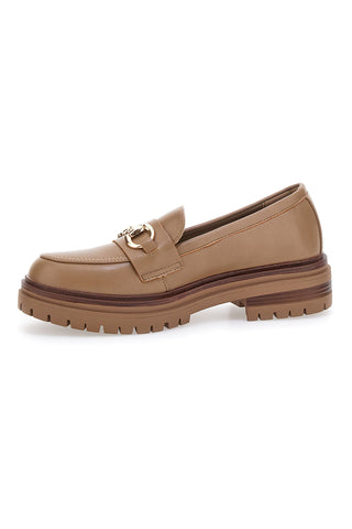 Beiger Loafer mit goldener Klaue CAFE' COST 9Y7298