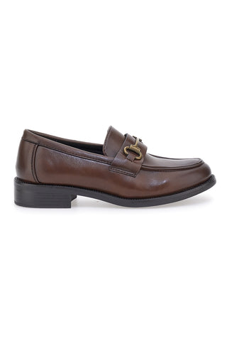 Brauner Mokassin mit Horsebit Le Havre Paris 2Y35562