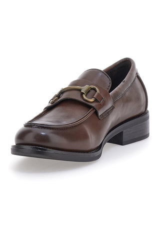 Brauner Mokassin mit Horsebit Le Havre Paris 2Y35562