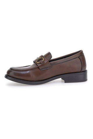 Brauner Mokassin mit Horsebit Le Havre Paris 2Y35562