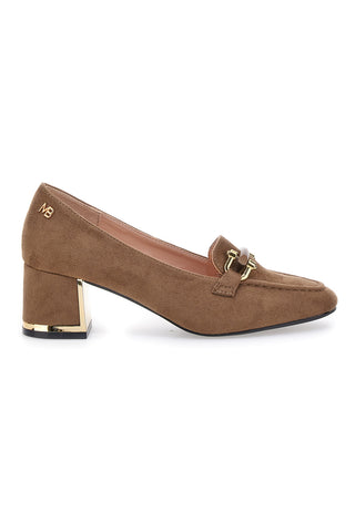 Kamelfarbene Loafer mit Blockabsatz MARIELLA BURANI 50811615