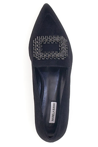 Schwarze spitze Ballerinas MARIELLA BURANI 50701476