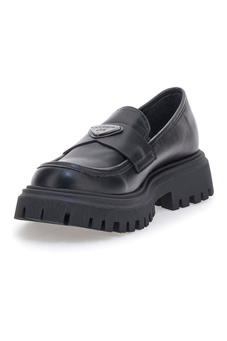 Mocassini neri con suola platform LAURA BIAGIOTTI 92339277