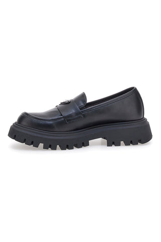 Mocassini neri con suola platform LAURA BIAGIOTTI 92339277