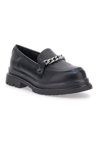 Mocassini Neri con Morsetto Metallico LAURA BIAGIOTTI 1566715083