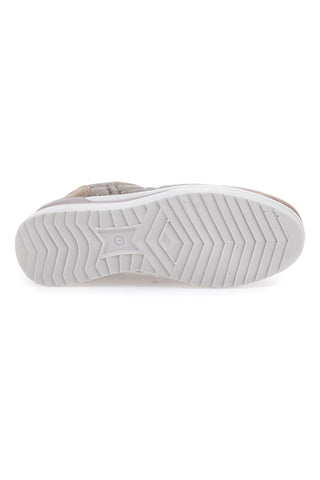 Sneakers Khaki Con Lacci e Suola Platform Mio Tempo 12412