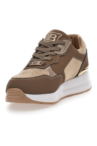 Schwarze Sneakers mit Plateau LAURA BIAGIOTTI 8707