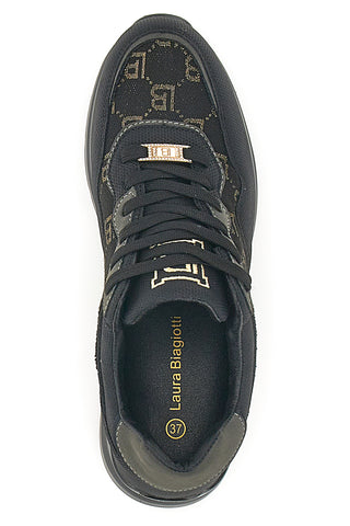 Sneakers nere con logo a contrasto Laura Biagiotti 8706