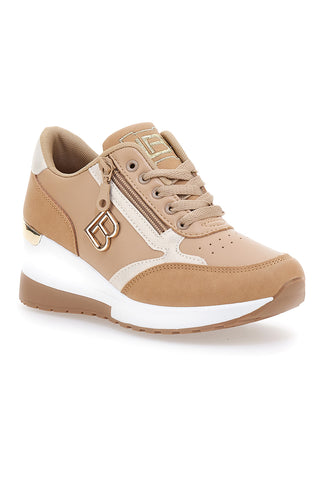 Biege Sneakers mit Keilabsatz LAURA BIAGIOTTI 8722