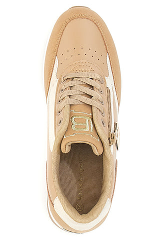 Biege Sneakers mit Keilabsatz LAURA BIAGIOTTI 8722