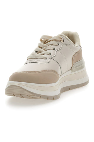 Sneakers Beige Con Dettagli Oro LAURA BIAGIOTTI 8715