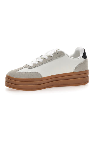 Weiße Flatform-Sneaker mit Nerti Cafè-Details kosten BKTZ3003