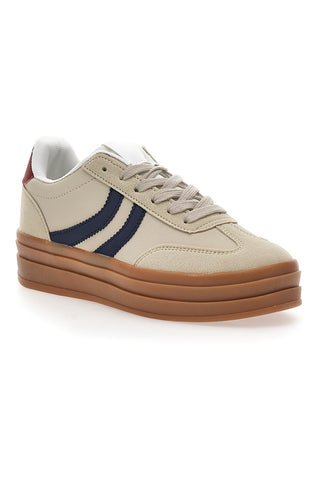 Sneakers Flatform Beige Cafè Cost BKTZ3003
