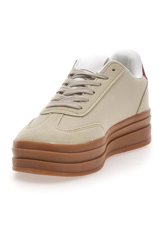 Sneakers Flatform Beige Cafè Cost BKTZ3003