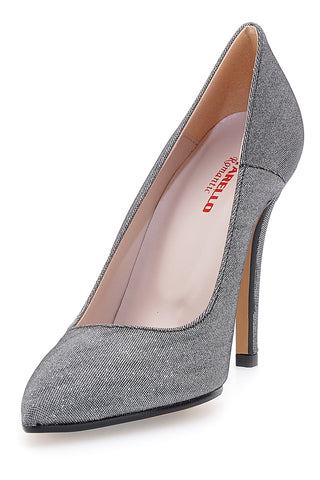 Schwarze Stiletto-Pumps mit Glitzer PITTARELLO ROMANTIC 2423