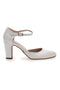 Weiße Pumps Absatz 8 cm Pittarello Romantic 2569