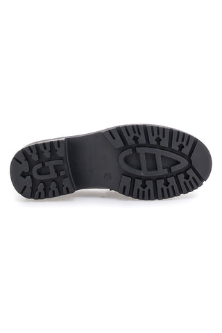 Schwarze Slipper mit Goldkette Energy 1301