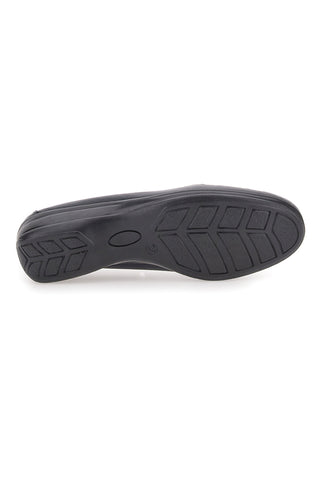 Blauer Mokassin aus echtem Leder PITTARELLO FOCUS 8164