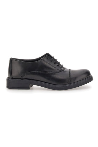 Schwarze Schnürschuhe aus echtem Leder PITTARELLO ELITE 73